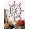 LITTON LANE 23 In. Dia Nautical Welcome Aboard Wooden Ship Wheel 1 LITTON LANE 23 In. Dia Nautical Welcome Aboard Wooden Ship Wheel -Tool Discount Store multi litton lane wall signs 91616 64 1000