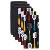 RITZ T-fal Utensiles Multicolor Cotton Fiber Reactive Print And Solid Kitchen Dish Towel (Set Of 6) -Tool Discount Store multi ritz kitchen towels 70153 64 1000