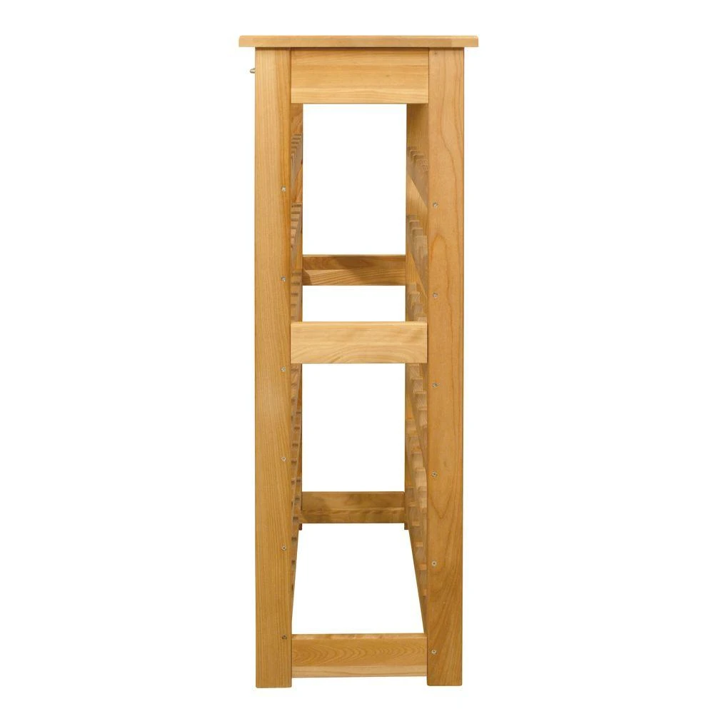 Catskill Craftsmen 36-Bottle Natural Wood Floor Wine Rack 4 Catskill Craftsmen 36-Bottle Natural Wood Floor Wine Rack - Image 2