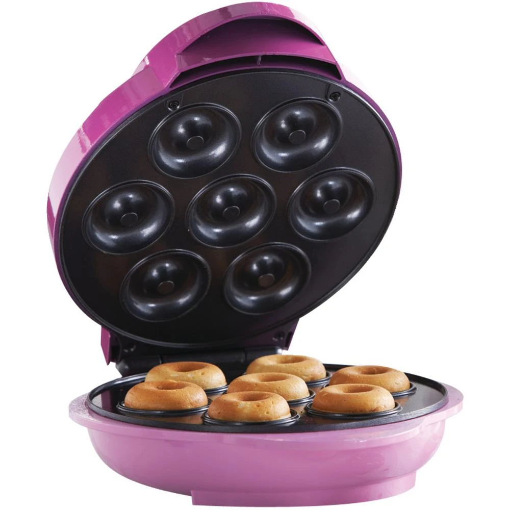 Brentwood Appliances 750 W Pink Electric Food Maker (Mini Donut Maker) Nonstick 3 Brentwood Appliances 750 W Pink Electric Food Maker (Mini Donut Maker) Nonstick