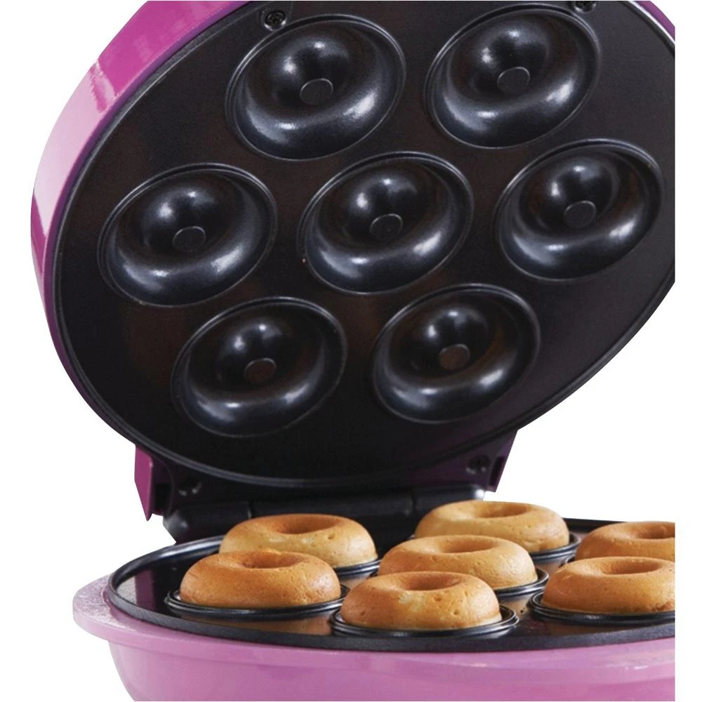 Brentwood Appliances 750 W Pink Electric Food Maker (Mini Donut Maker) Nonstick 4 Brentwood Appliances 750 W Pink Electric Food Maker (Mini Donut Maker) Nonstick - Image 2