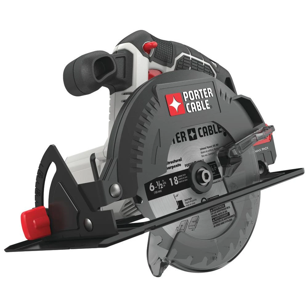 Porter-Cable 20-Volt MAX Cordless 6-1/2 In. Circular Saw (Tool-Only) 3 Porter-Cable 20-Volt MAX Cordless 6-1/2 In. Circular Saw (Tool-Only)