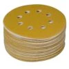 POWERTEC 5 In. A/O Hook And Loop 8-Hole Sanding Disc Assortment Grits In Gold (100-Pack) 1 POWERTEC 5 In. A/O Hook And Loop 8-Hole Sanding Disc Assortment Grits In Gold (100-Pack) -Tool Discount Store powertec power sander accessories 44001xg 100 64 1000