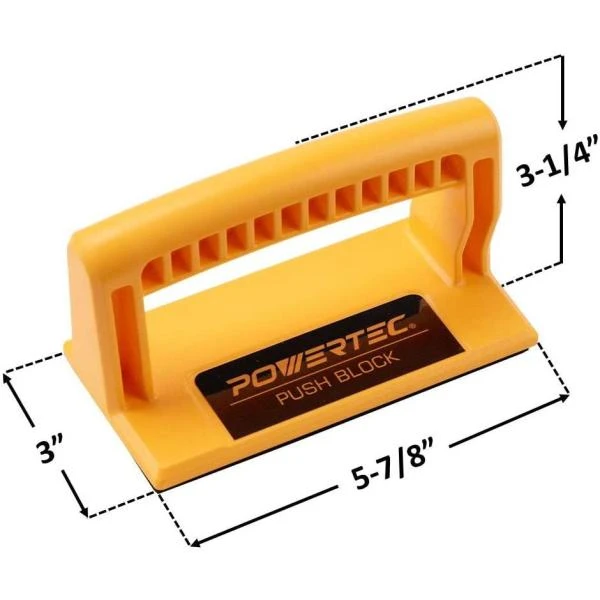 POWERTEC Safety Kit – Featherboard, Push Block And Push Stick (3-Pack) 8 POWERTEC Safety Kit – Featherboard, Push Block And Push Stick (3-Pack) - Image 6