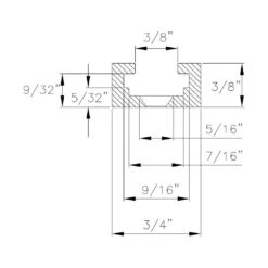 POWERTEC 24 In. Double-Cut Profile Universal T-Track With Predrilled Mounting Holes (4-Pack) -Tool Discount Store powertec saw tracks 71371 1f 1000