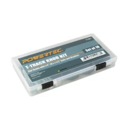 POWERTEC T-Track Knob Kit With 7 Star 1/4 In.-20 Threaded Knobs, Bolts And Washers For Woodworking Jigs And Fixtures (Set Of 10) 7 POWERTEC T-Track Knob Kit With 7 Star 1/4 In.-20 Threaded Knobs, Bolts And Washers For Woodworking Jigs And Fixtures (Set Of 10) -Tool Discount Store powertec saw tracks 71481 4f 1000