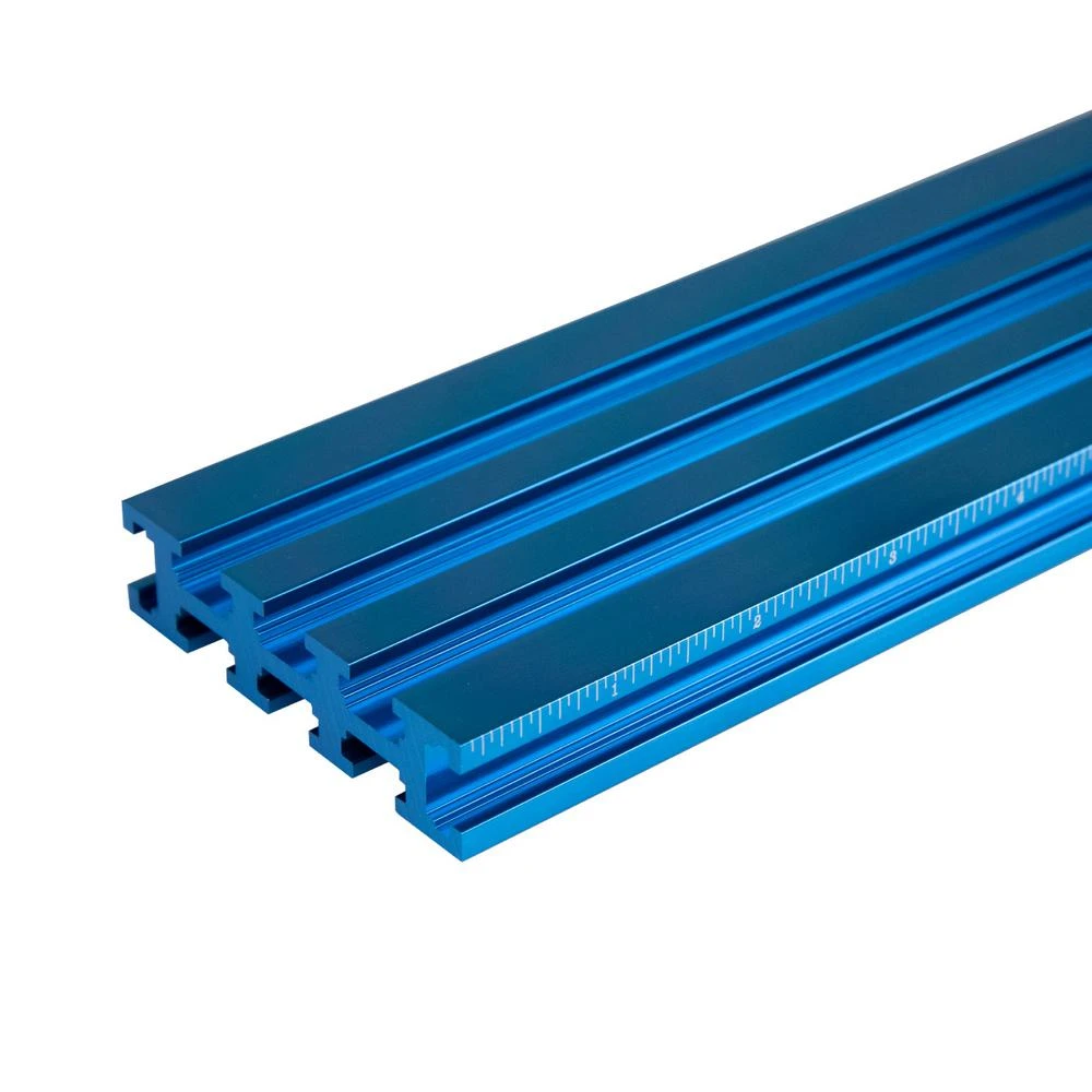 POWERTEC 3 In. X 24 In. Aluminum Multi T-Track Fence For Jigs And Fixtures With Laser Measured Left To Right 4 POWERTEC 3 In. X 24 In. Aluminum Multi T-Track Fence For Jigs And Fixtures With Laser Measured Left To Right - Image 2