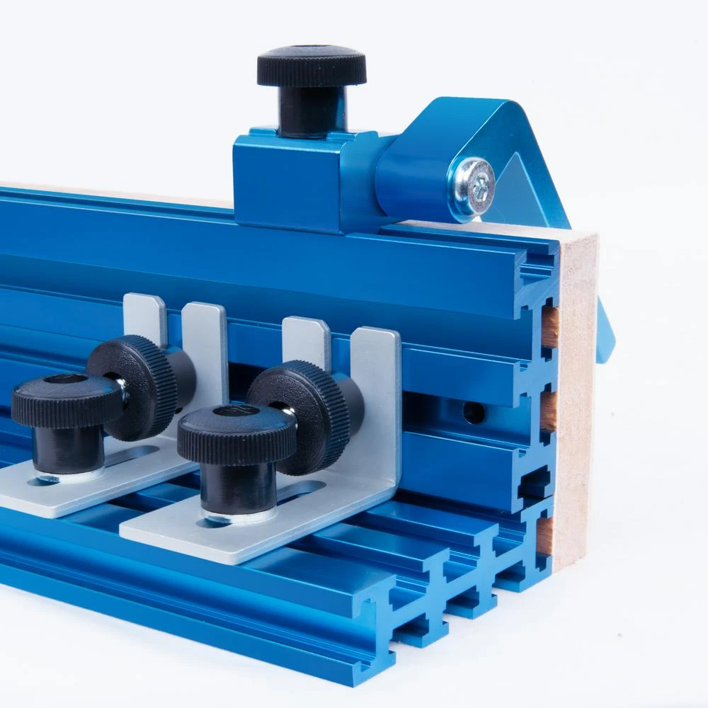 POWERTEC 3 In. X 24 In. Aluminum Multi T-Track Fence For Jigs And Fixtures With Laser Measured Left To Right 8 POWERTEC 3 In. X 24 In. Aluminum Multi T-Track Fence For Jigs And Fixtures With Laser Measured Left To Right - Image 6