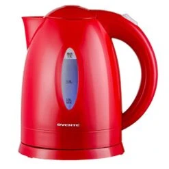 Ovente KP72R 7-Cup Red BPA Free Electric Kettle With Auto Shut-Off And Boil-Dry Protection