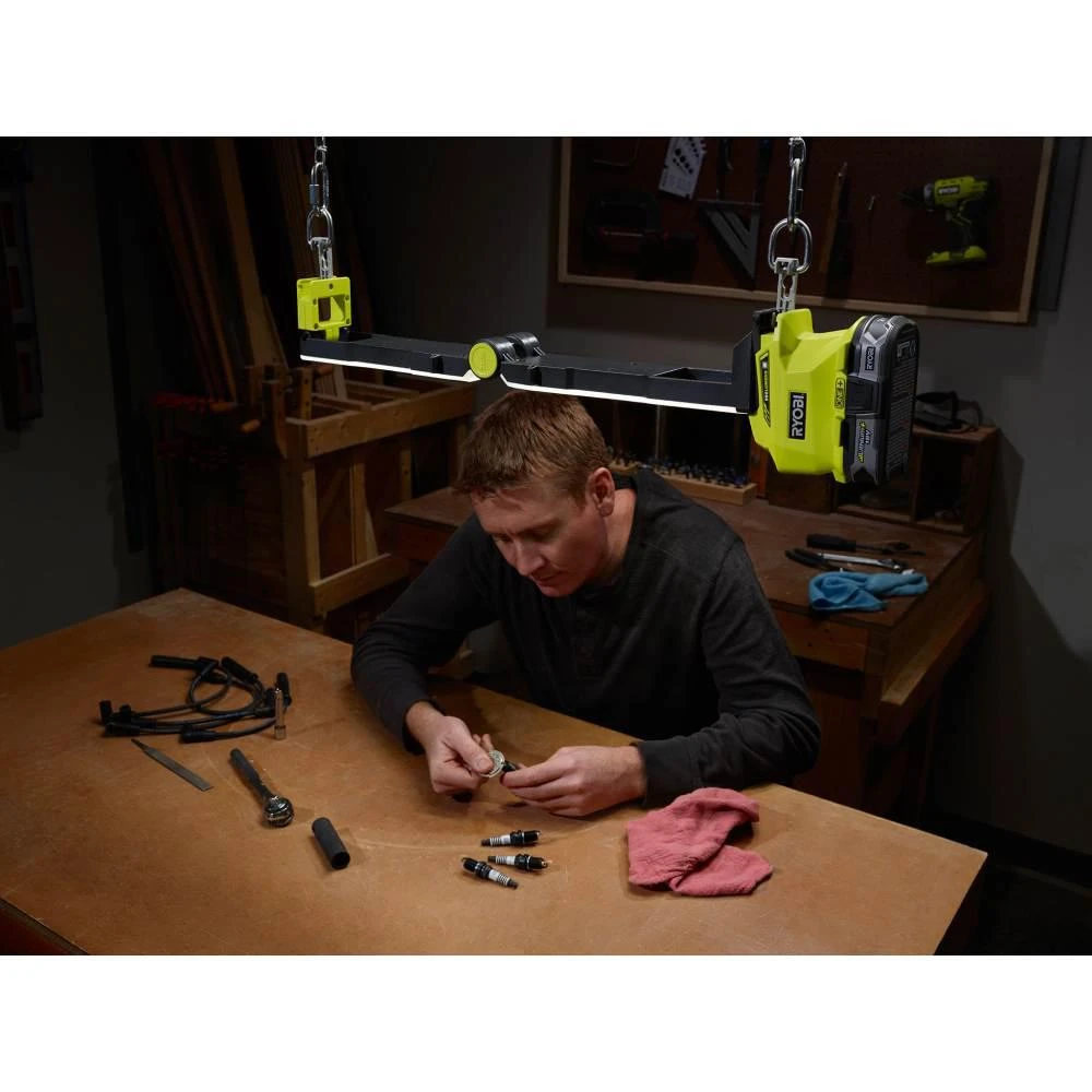 RYOBI 18-Volt ONE+ Cordless LED Workbench Light (Tool-Only) 10 RYOBI 18-Volt ONE+ Cordless LED Workbench Light (Tool-Only) - Image 8
