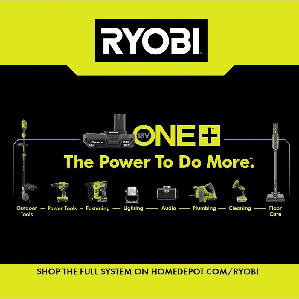 RYOBI 18-Volt ONE+ Lithium-Ion Cordless 5 In. Random Orbit Sander And 1/4 Sheet Sander With Dust Bag (Tools Only) 14 RYOBI 18-Volt ONE+ Lithium-Ion Cordless 5 In. Random Orbit Sander And 1/4 Sheet Sander With Dust Bag (Tools Only) - Image 12