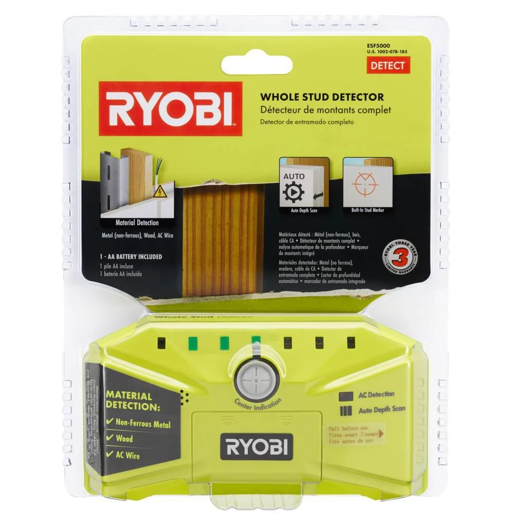 RYOBI Whole Stud Detector 4 RYOBI Whole Stud Detector - Image 2