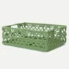 Heritage Lace Mode Crochet Polypropylene Decorative Basket 2 Heritage Lace Mode Crochet Polypropylene Decorative Basket -Tool Discount Store sage heritage lace storage baskets mc 1120sg 64 1000