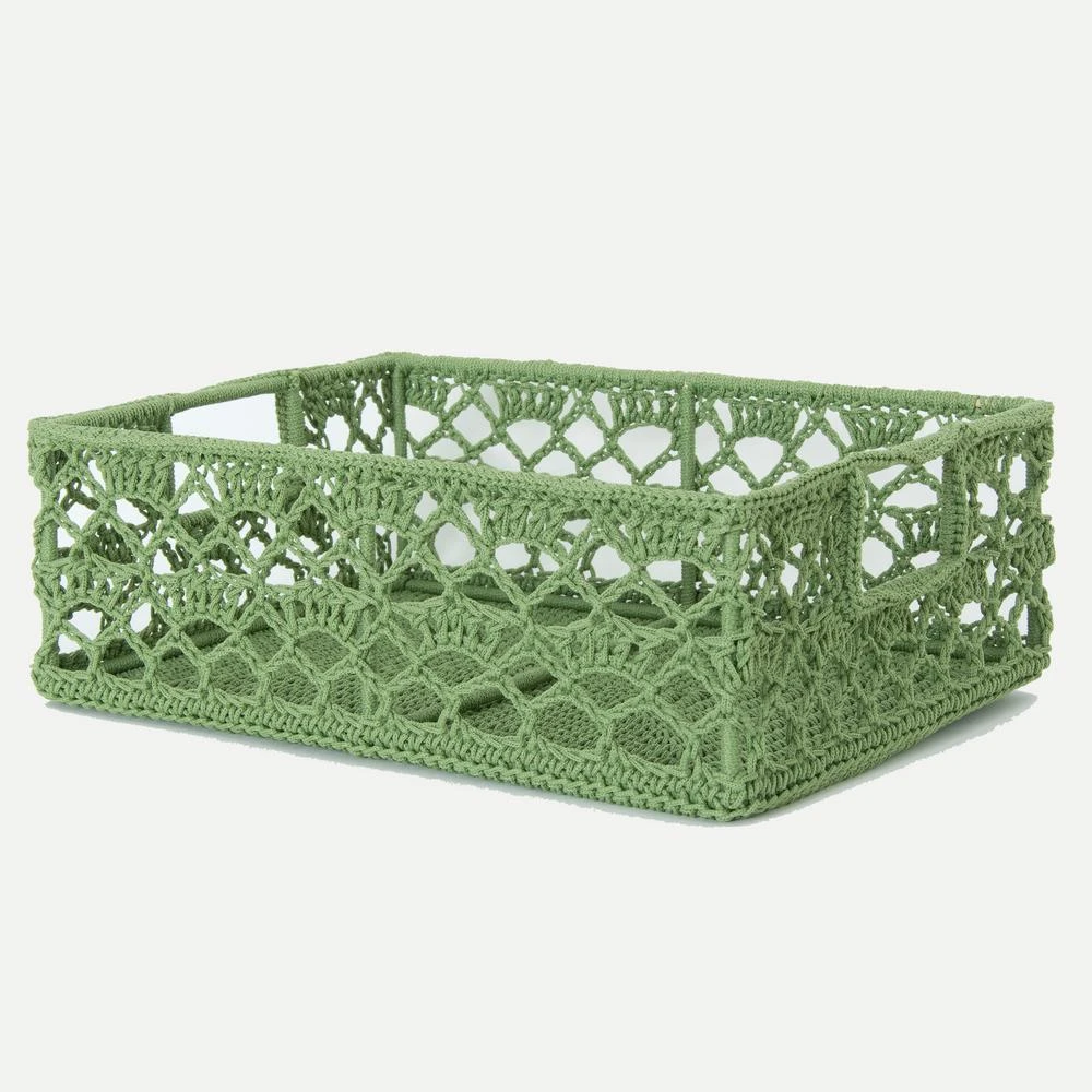 Heritage Lace Mode Crochet Polypropylene Decorative Basket 3 Heritage Lace Mode Crochet Polypropylene Decorative Basket