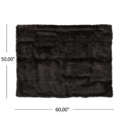 Noble House Toscana Shadow Faux Fur Throw Blanket -Tool Discount Store shadow noble house throw blankets 11537 1f 1000