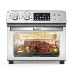 Boyel Living 24 Qt. Silver Stainless Steel Electronic Convection Air Fryer Toaster Oven With Accessories & Recipes Included 13 Boyel Living 24 Qt. Silver Stainless Steel Electronic Convection Air Fryer Toaster Oven With Accessories & Recipes Included -Tool Discount Store silver boyel living air fryers gbk gto23b c3 1000