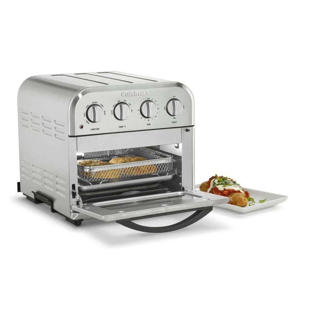 Cuisinart Compact 1.2 Qt. Silver Airfryer Toaster Oven 6 Cuisinart Compact 1.2 Qt. Silver Airfryer Toaster Oven - Image 4