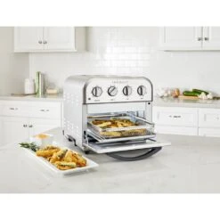 Cuisinart Compact 1.2 Qt. Silver Airfryer Toaster Oven 13 Cuisinart Compact 1.2 Qt. Silver Airfryer Toaster Oven -Tool Discount Store silver cuisinart air fryers toa 28 31 1000