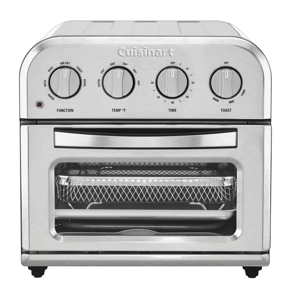 Cuisinart Compact 1.2 Qt. Silver Airfryer Toaster Oven 3 Cuisinart Compact 1.2 Qt. Silver Airfryer Toaster Oven