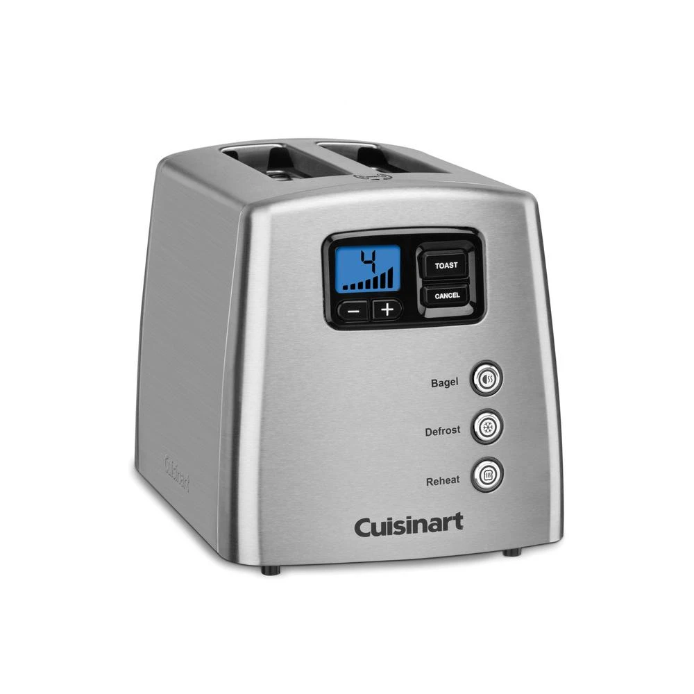 Cuisinart Touch To Toast 2-Slice Silver Wide Slot Toaster With Crumb Tray 5 Cuisinart Touch To Toast 2-Slice Silver Wide Slot Toaster With Crumb Tray - Image 3