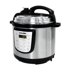 KALORIK 6 Qt. Stainless Steel Digital Electric Pressure Cooker -Tool Discount Store silver kalorik multi cookers epck 47464 ss c3 1000