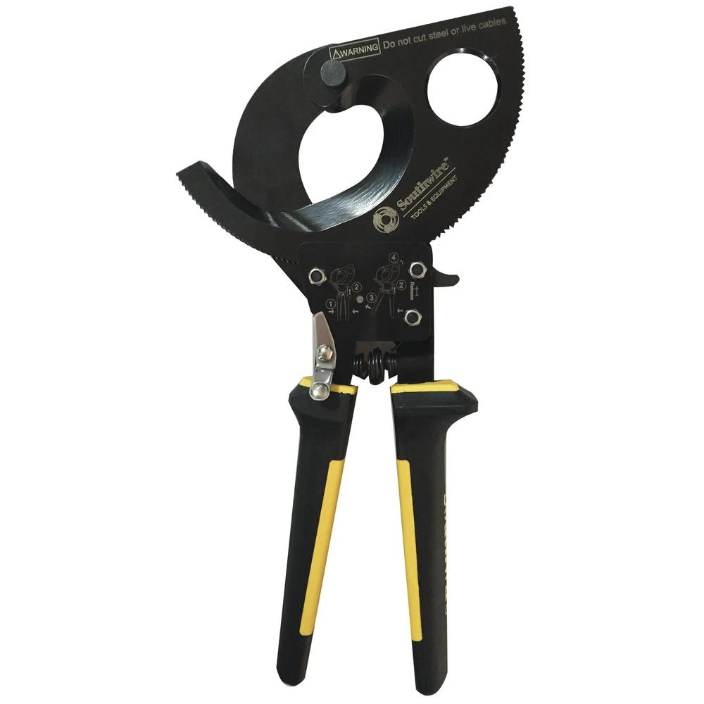 Southwire Heavy-Duty Compact Ratcheting Cable Cutters 3 Southwire Heavy-Duty Compact Ratcheting Cable Cutters