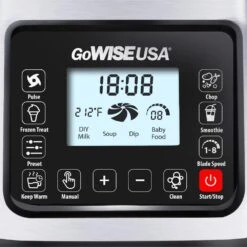 GoWISE USA High-Speed Premier Cooking 59 Oz. 8-Speed Stainless Steel Glass Pitcher Blender 11 GoWISE USA High-Speed Premier Cooking 59 Oz. 8-Speed Stainless Steel Glass Pitcher Blender -Tool Discount Store stainless look gowise usa countertop blenders gw22501 1f 1000