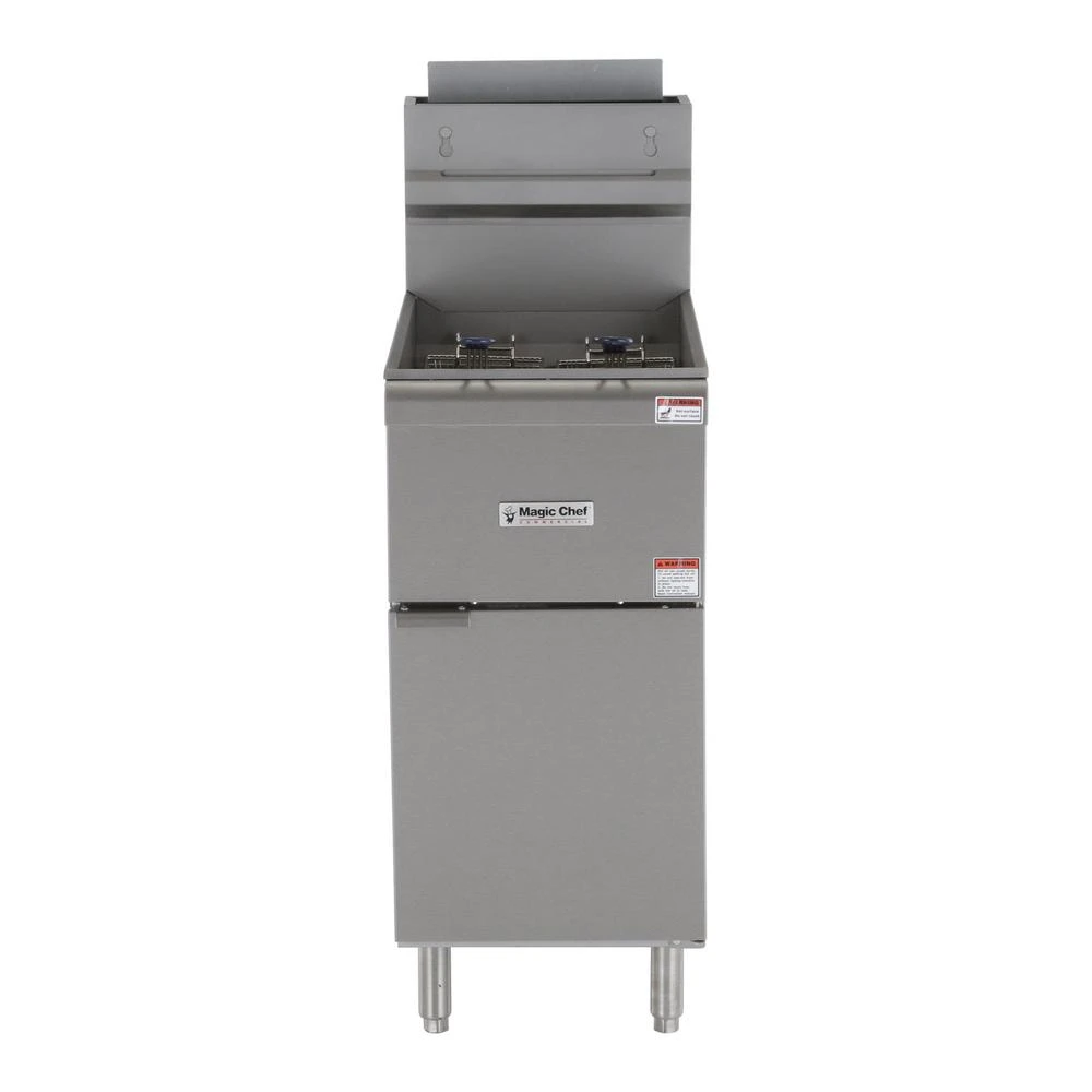 Magic Chef 35 Qt. Stainless Steel Commercial Gas Fryer 3 Magic Chef 35 Qt. Stainless Steel Commercial Gas Fryer