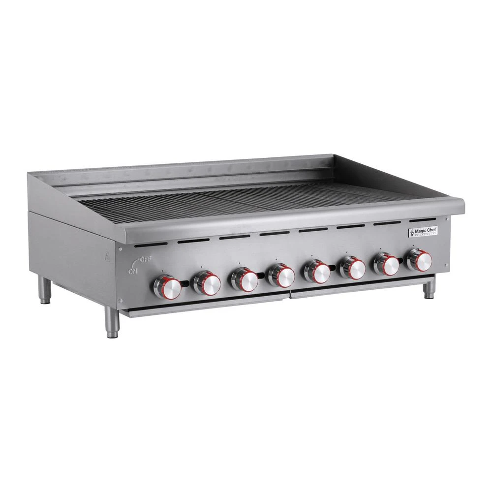 Magic Chef 48 In. Commercial Countertop Radiant Char Broiler 5 Magic Chef 48 In. Commercial Countertop Radiant Char Broiler - Image 3