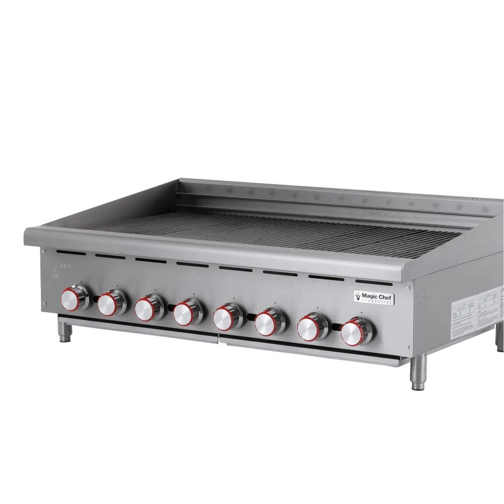 Magic Chef 48 In. Commercial Countertop Radiant Char Broiler 10 Magic Chef 48 In. Commercial Countertop Radiant Char Broiler - Image 8