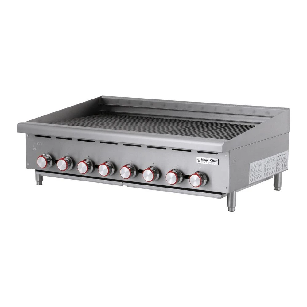 Magic Chef 48 In. Commercial Countertop Radiant Char Broiler 4 Magic Chef 48 In. Commercial Countertop Radiant Char Broiler - Image 2