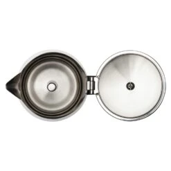 BonJour 6-Cup Stovetop Espresso Maker In Stainless Steel -Tool Discount Store stainless steel bonjour espresso machines 53917 4f 1000