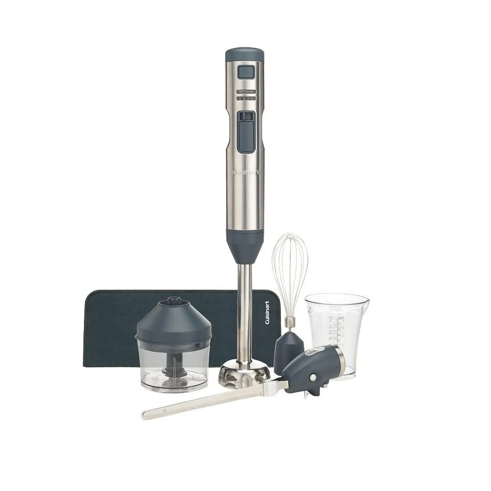 Cuisinart Smart Stick 5-Speed Stainless Steel Immersion Blender With Whisk, Chopper And Electric Knife Attachments 3 Cuisinart Smart Stick 5-Speed Stainless Steel Immersion Blender With Whisk, Chopper And Electric Knife Attachments