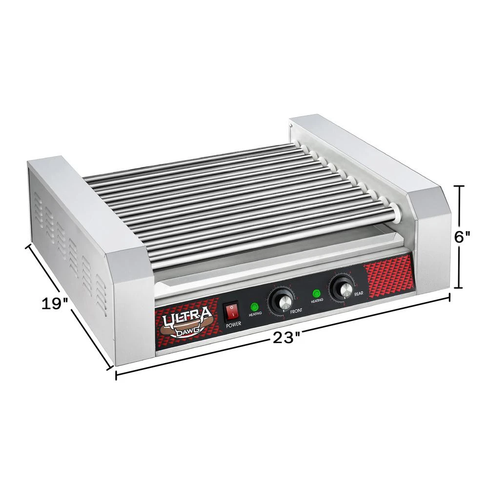 Great Northern Commercial 1650-Watts 30-Hot Dog 11-Roller Grilling Machine 4 Great Northern Commercial 1650-Watts 30-Hot Dog 11-Roller Grilling Machine - Image 2