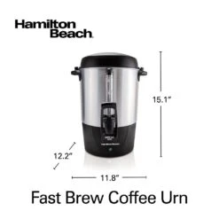 Hamilton Beach 45-Cup Fast Brew Stainless Steel With 1-Hand Dispensing Coffee Urn 13 Hamilton Beach 45-Cup Fast Brew Stainless Steel With 1-Hand Dispensing Coffee Urn -Tool Discount Store stainless steel hamilton beach coffee urns 40521 66 1000