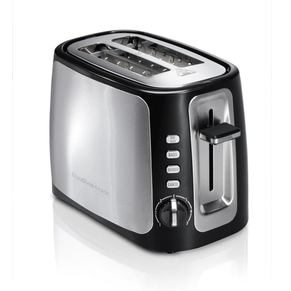 Hamilton Beach Sure Toast 800 W 2-Slice Stainless Steel Wide Slot Toaster 3 Hamilton Beach Sure Toast 800 W 2-Slice Stainless Steel Wide Slot Toaster