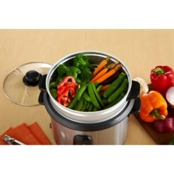 IMUSA 20-Cup Stainless Steel Rice Cooker With Non-Stick Interior -Tool Discount Store stainless steel imusa rice cookers gau 00023 c3 1000