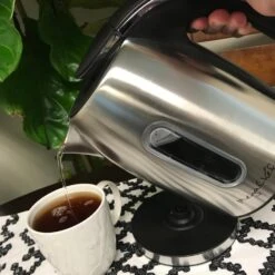 MegaChef 5-Cup Stainless Steel Electric Tea Kettle 6 MegaChef 5-Cup Stainless Steel Electric Tea Kettle -Tool Discount Store stainless steel megachef electric kettles 985110090m c3 1000