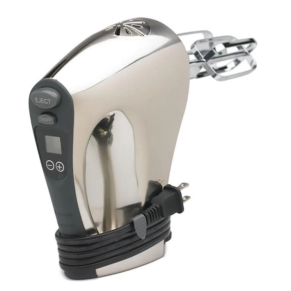 Nesco 16-Speed Digital Stainless Steel Hand Mixer With Built-In Timer 2 Nesco 16-Speed Digital Stainless Steel Hand Mixer With Built-In Timer