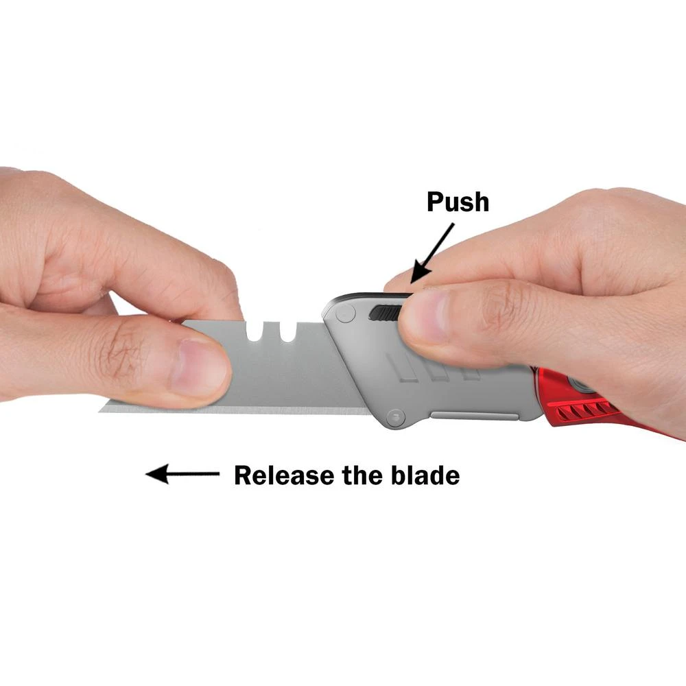 Stalwart Retractable Aluminum Utility Knife Set With 10 Replacement Blades (2-Pack) 6 Stalwart Retractable Aluminum Utility Knife Set With 10 Replacement Blades (2-Pack) - Image 4