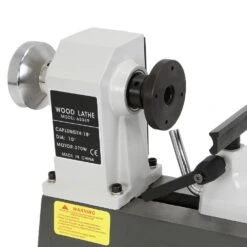 Stark 10 In. X 18 In. 5 Grate Variable-Speed Benchtop Wood Lathe In Gray With Low Noise 9 Stark 10 In. X 18 In. 5 Grate Variable-Speed Benchtop Wood Lathe In Gray With Low Noise -Tool Discount Store stark lathes 65049 4f 1000