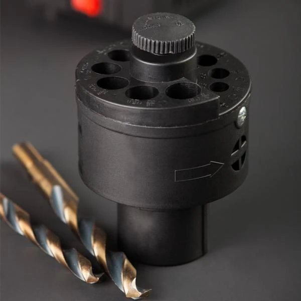 Stark 4.75 In. Drill Bit Sharpener With Dual Heads (9/64 In. To 25/64 In. And 5/16 In. To 5/8 In. Sharpening Size) 6 Stark 4.75 In. Drill Bit Sharpener With Dual Heads (9/64 In. To 25/64 In. And 5/16 In. To 5/8 In. Sharpening Size) - Image 4