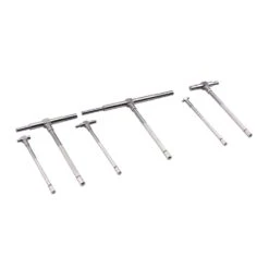 Steel Core Telescoping Gauge Set 5/16 In. – 6 In. Range Micrometer Precision T-Bore Hole Gauge (6-Piece)