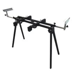Steel Core 96 In. Folding Miter Saw Work Stand With Quick Mounts