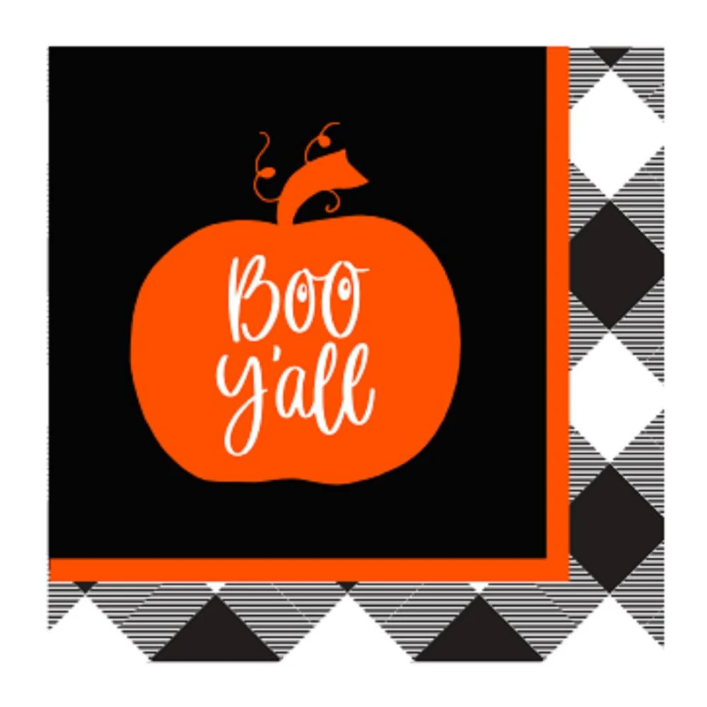 Sugar Plum Party 32-Piece Pumpkin Assorted Disposable Cocktail Paper Napkin 3 Sugar Plum Party 32-Piece Pumpkin Assorted Disposable Cocktail Paper Napkin