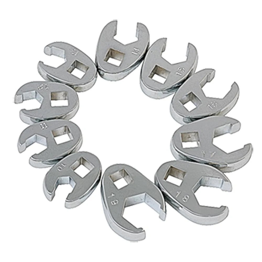 SUNEX TOOLS 3/8 In. Drive Metric Crowfoot Flare Nut Wrench Set (10-Piece) 3 SUNEX TOOLS 3/8 In. Drive Metric Crowfoot Flare Nut Wrench Set (10-Piece)