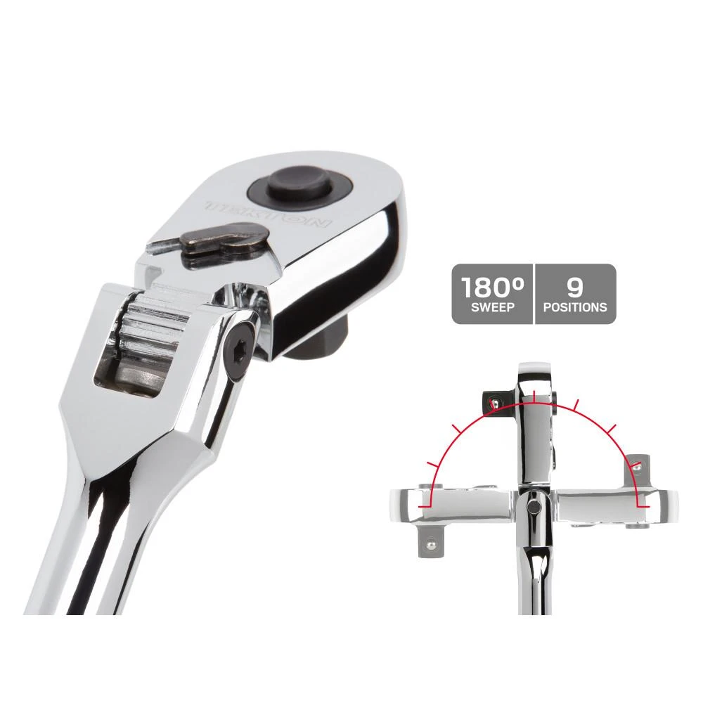 TEKTON 1/4 In. Drive X 6 In. Flex Quick-Release Ratchet 5 TEKTON 1/4 In. Drive X 6 In. Flex Quick-Release Ratchet - Image 3