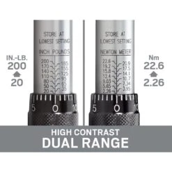 TEKTON 1/4 In. Drive Click Torque Wrench (20-200 In.- Lb.) -Tool Discount Store tekton torque wrenches 24320 4f 1000