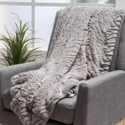 Noble House Toscana Trout Faux Fur Throw Blanket 11 Noble House Toscana Trout Faux Fur Throw Blanket -Tool Discount Store trout noble house throw blankets 11525 44 1000