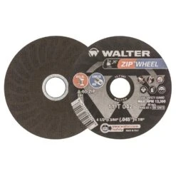 WALTER SURFACE TECHNOLOGIES Zip Wheel 4.5 In. X 7/8 In. Arbor X 3/64 In. GR 36/60, Highest Performing Cut-Off Wheel (25-Pack)